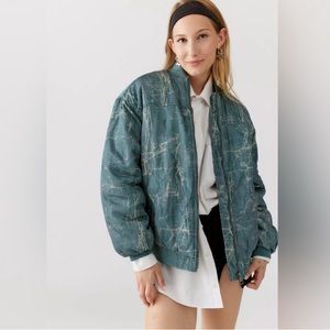 Urban Outfitters Nylon Bomber Jacket